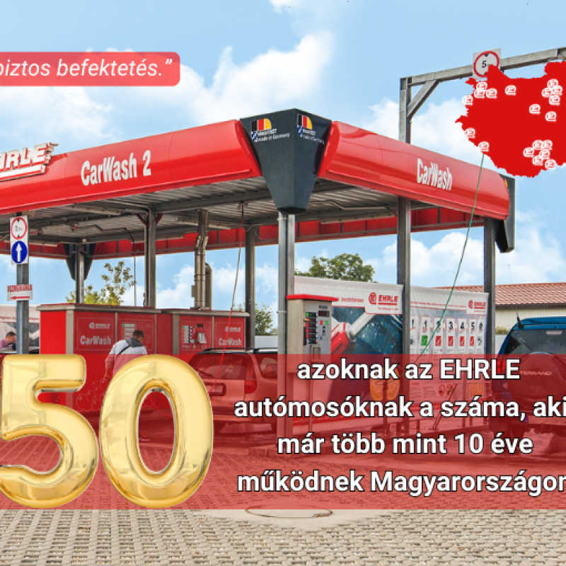 Weboldal bejegyzés_banner Több mint 50 10 éve működő autómosó